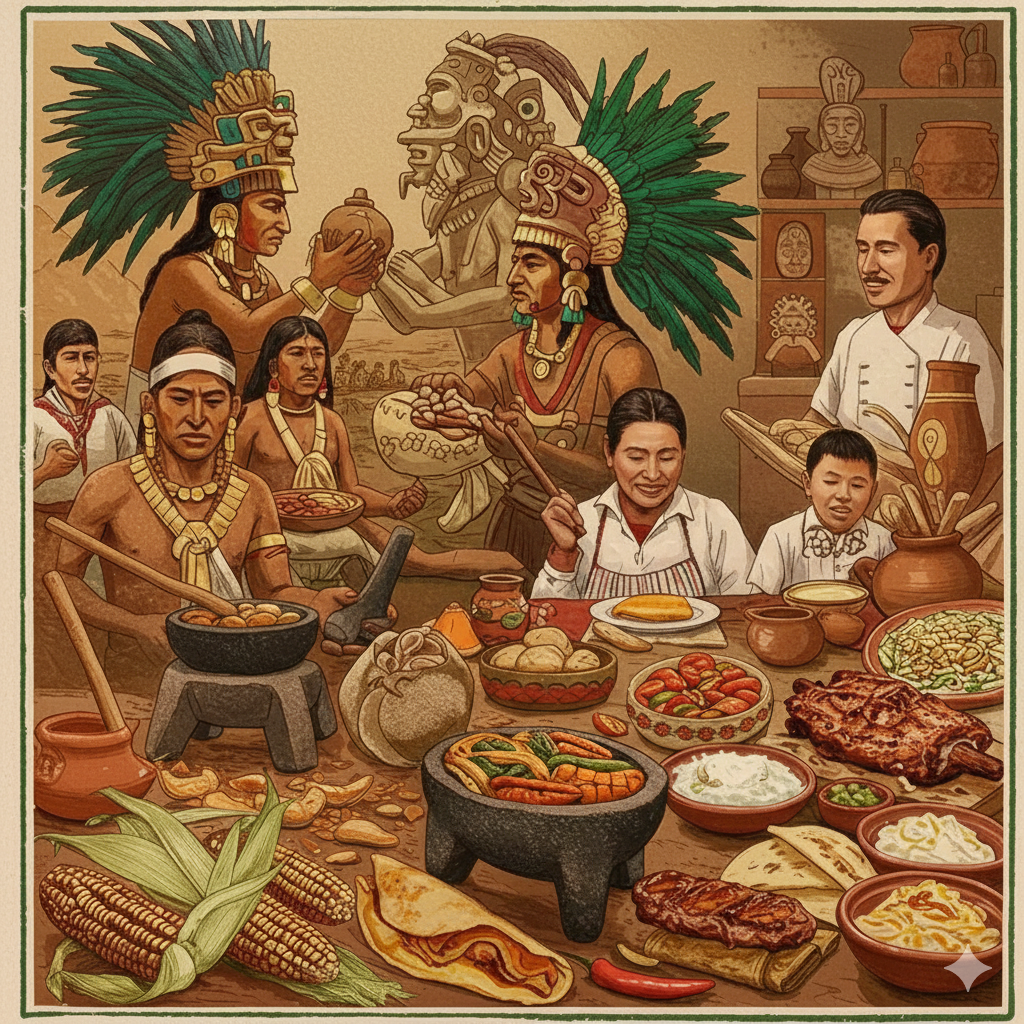 history of mexican food