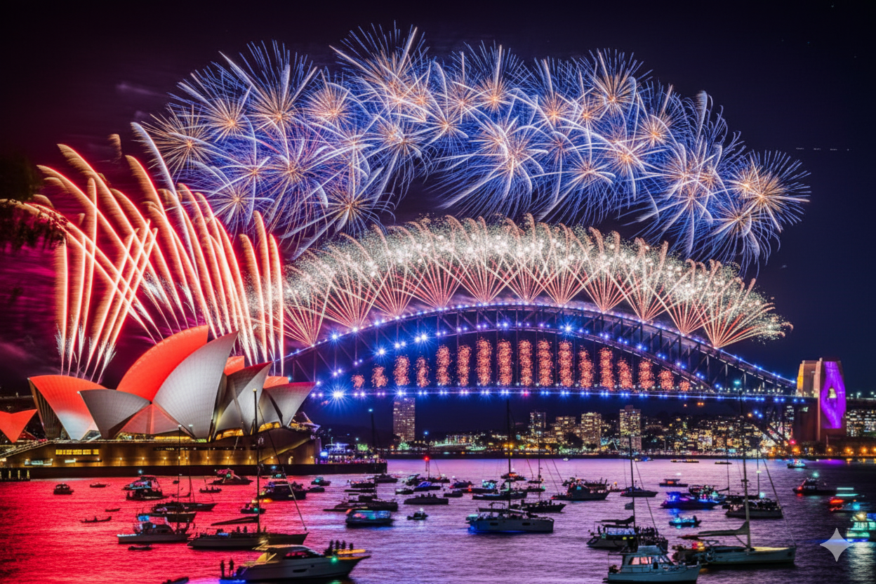 World’s Most Iconic Welcome to the New Year